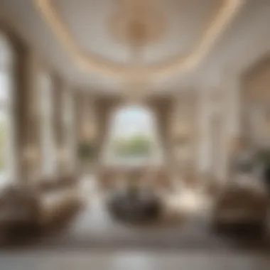 Sophisticated Interior of a Luxury Villa Interior design of a lavish villa