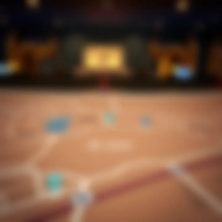 Map highlighting key locations within Al Jurf