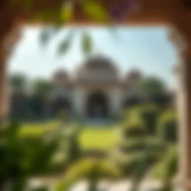 Serene view of Al-Quran Garden showcasing lush greenery