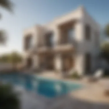 Stunning Villa Design in Al Zahia Luxurious villa exterior in Al Zahia