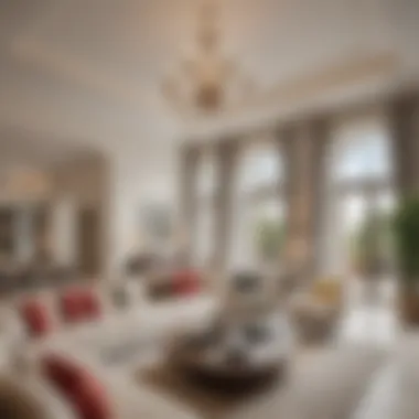 Elegant Living Space in Al Zahia Villas Spacious living area inside a villa