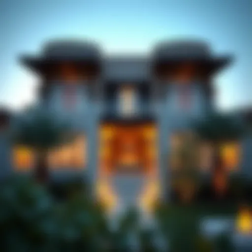 Stunning architectural design of Aldana Villas showcasing modern elegance