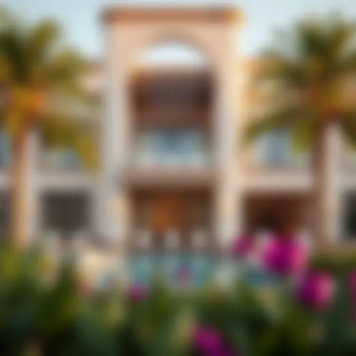 Prime location view of Aldana Villas highlighting the vibrant surroundings