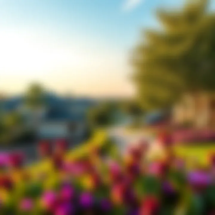Scenic view of Arabella neighborhood showcasing parks and greenery