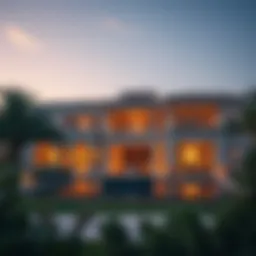 Luxurious villa in Emirates Hills showcasing architectural elegance