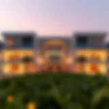 Stunning architectural design of Aurum Villas showcasing modern luxury