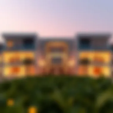 Stunning architectural design of Aurum Villas showcasing modern luxury