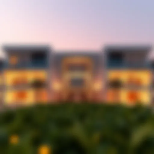 Stunning architectural design of Aurum Villas showcasing modern luxury