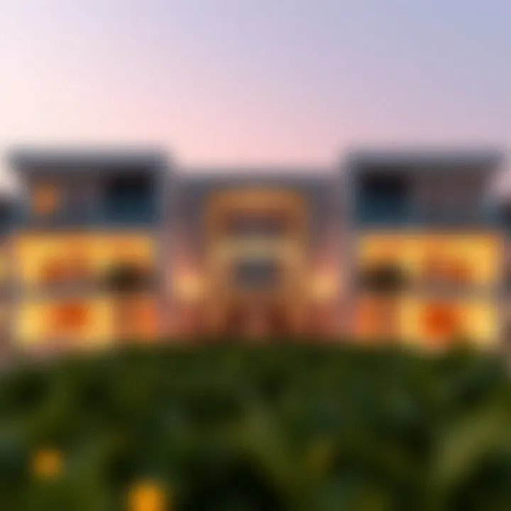 Stunning architectural design of Aurum Villas showcasing modern luxury