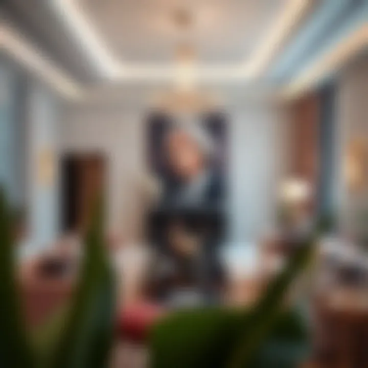 Luxurious interiors featuring elegant furnishings in Aurum Villas