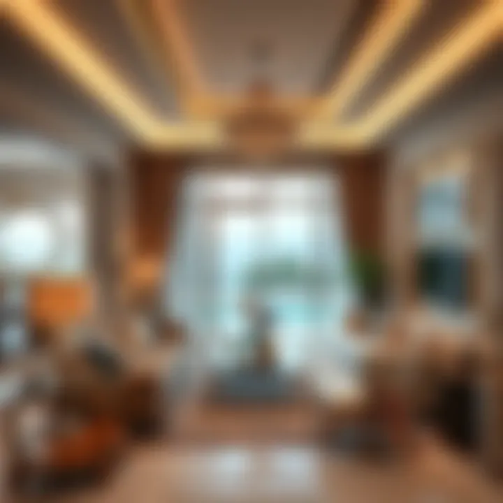 Elegant Interior Design of a Dubai Villa Stunning interior of a new villa with elegant furnishings