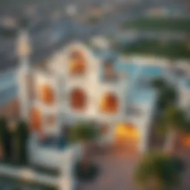 Aerial View of the Bianca Townhouse Location in Dubai Aerial view of the Bianca Townhouse location in Dubai