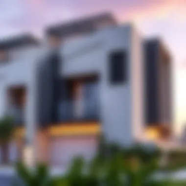 Modern Architecture of Bianca Townhouses Stunning facade of Bianca Townhouses showcasing modern architecture