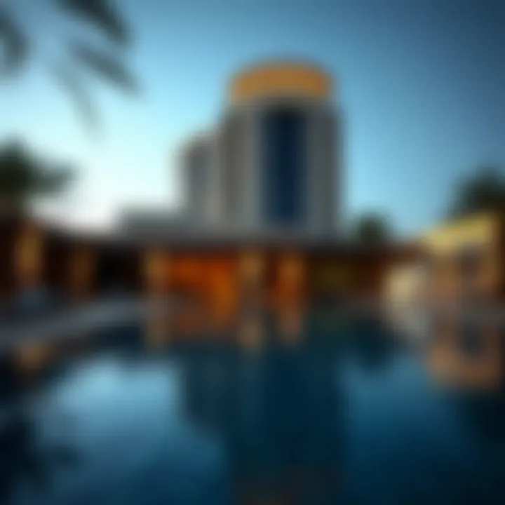 Outdoor Pool Area Outdoor pool area at Bulgari Hotel Dubai