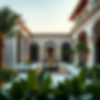 Serene Outdoor Living at Bulgari Mansions Elegant outdoor space of Bulgari Mansions with lush landscaping
