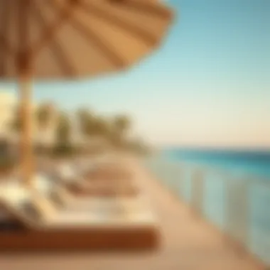 Beachside Luxury of Bulgari Resort View of Bulgari Resort's beachside amenities and clear waters