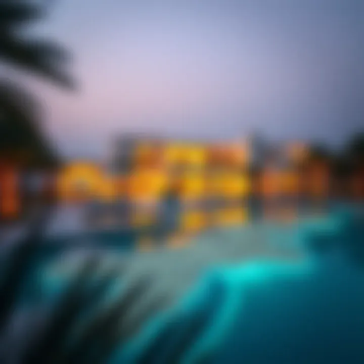 Map highlighting premium locations for villas in Dubai