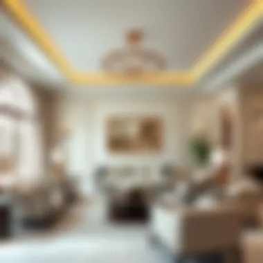 Luxurious living room interior in Casa Arabian Ranches 2