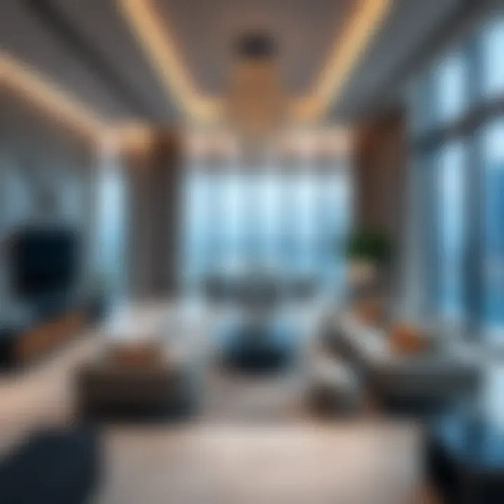 Luxurious interior design of Como Residences penthouse