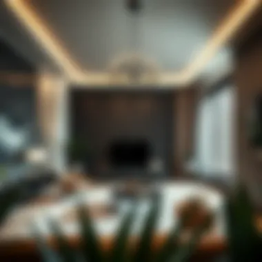 Interior view of a contemporary Dubai apartment