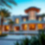 Modern Architectural Marvel in Dubai Luxurious villa in Dubai showcasing modern architecture