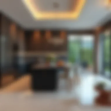 Functional Kitchen Design in Four-Bedroom House Functional kitchen design in four-bedroom house