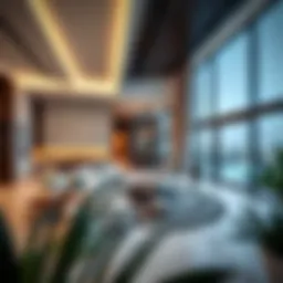 Luxurious interior design of a Dubai villa showcasing modern architecture