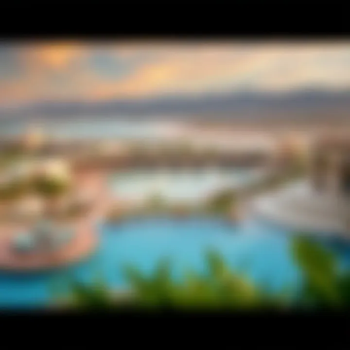 Panoramic view of Al Furjan showcasing its beauty