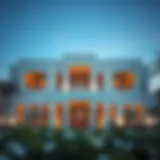 Stunning architectural design of a luxury villa in the UAE