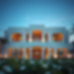 Stunning architectural design of a luxury villa in the UAE