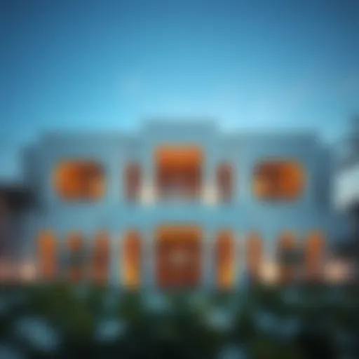 Stunning architectural design of a luxury villa in the UAE