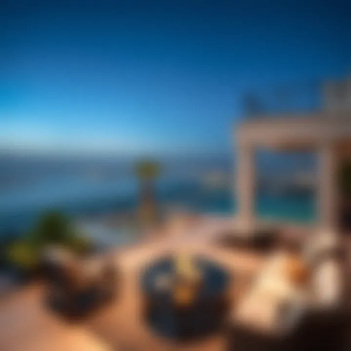 Breathtaking views from a terrace of a UAE villa