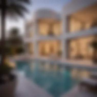 Luxury Living Spaces in Aldar Villas Stylish interior of an Aldar Villa highlighting luxury living spaces