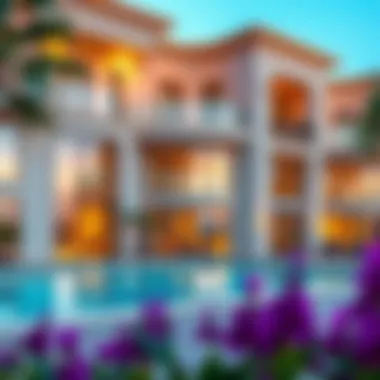 Architectural Elegance of Dubai South Villas Stunning view of Dubai South Villas showcasing architectural elegance