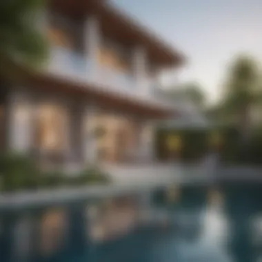 Quality Materials for Aesthetic Appeal High-quality material selection enhancing villa aesthetics