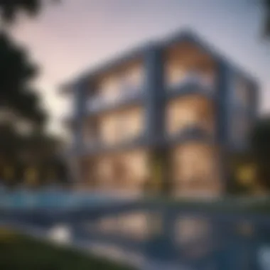 Modern Villa Exterior Stunning villa exterior showcasing modern architectural design