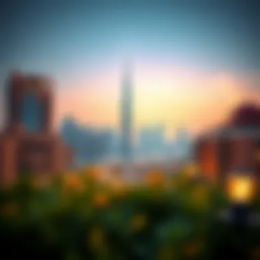 Dubai skyline showcasing real estate