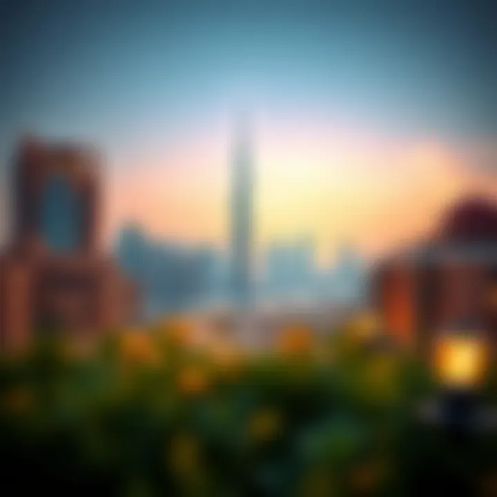 Dubai skyline showcasing real estate