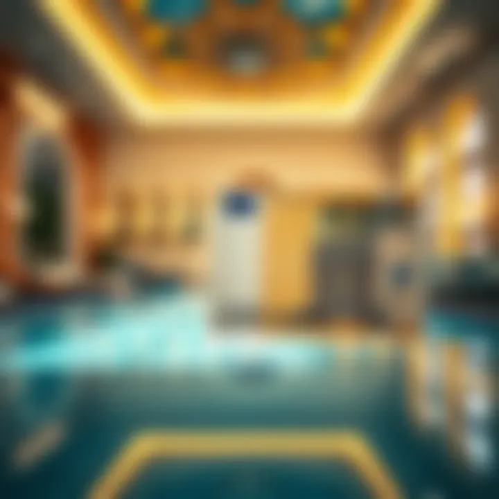 Euro to AED currency conversion concept