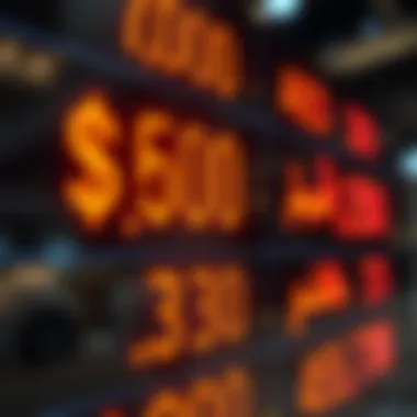 Understanding Currency Exchange Rates Currency exchange rates displayed on a digital screen