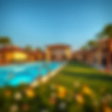 Recreational Spaces at Damac Hills Park Residence Serene recreational spaces within the Damac Hills community