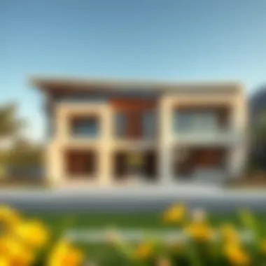 Modern Architectural Marvel in Damac Hills Veneto Luxurious villa showcasing modern architecture in Damac Hills Veneto