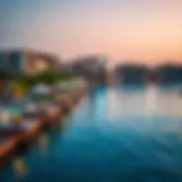 Breathtaking waterfront view of Damac Lagoons Monte Carlo