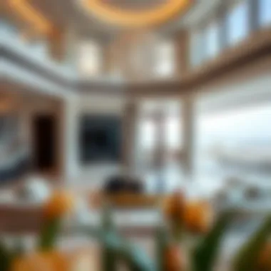 Elegant living space within a villa at Damac Lagoons Santorini