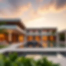 Modern architectural design of Damac Residence showcasing sleek lines and innovative structure