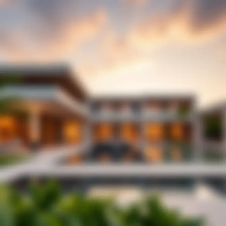 Modern architectural design of Damac Residence showcasing sleek lines and innovative structure