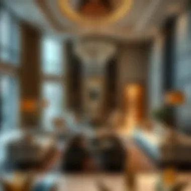 Elegant interior of a high-end property