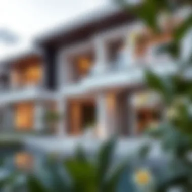 Modern Villa Design Elegant villa exterior showcasing modern architectural features