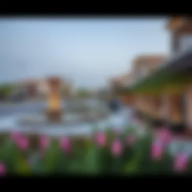 Community Amenities in Dubai Hills Club Villas Beautiful landscaping and community amenities in Dubai Hills Club