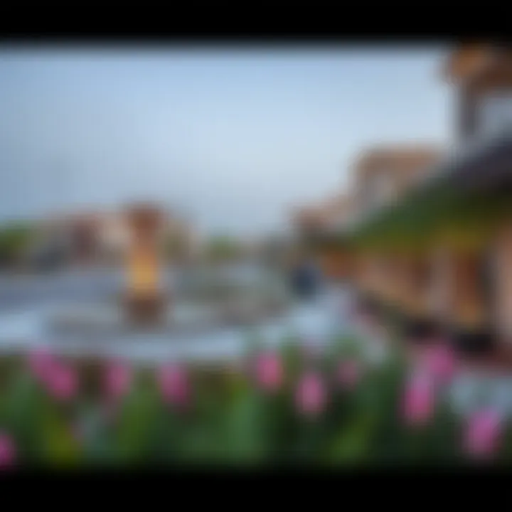 Community Amenities in Dubai Hills Club Villas Beautiful landscaping and community amenities in Dubai Hills Club